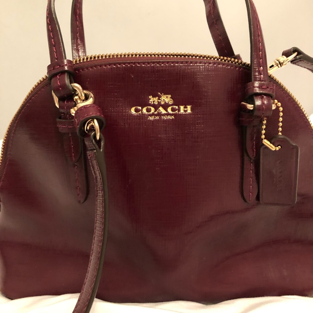 Coach patent leather handbag. New without tags.